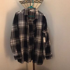 Old Navy boyfriend flannel shirt
